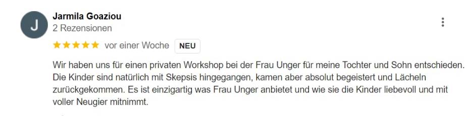 2024-09-17 - First Impression - Google-Rezension von Jarmila Goaziou