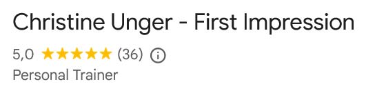 2026-04-08 - First Impression - 36 5-Sterne-Rezensionen auf Google