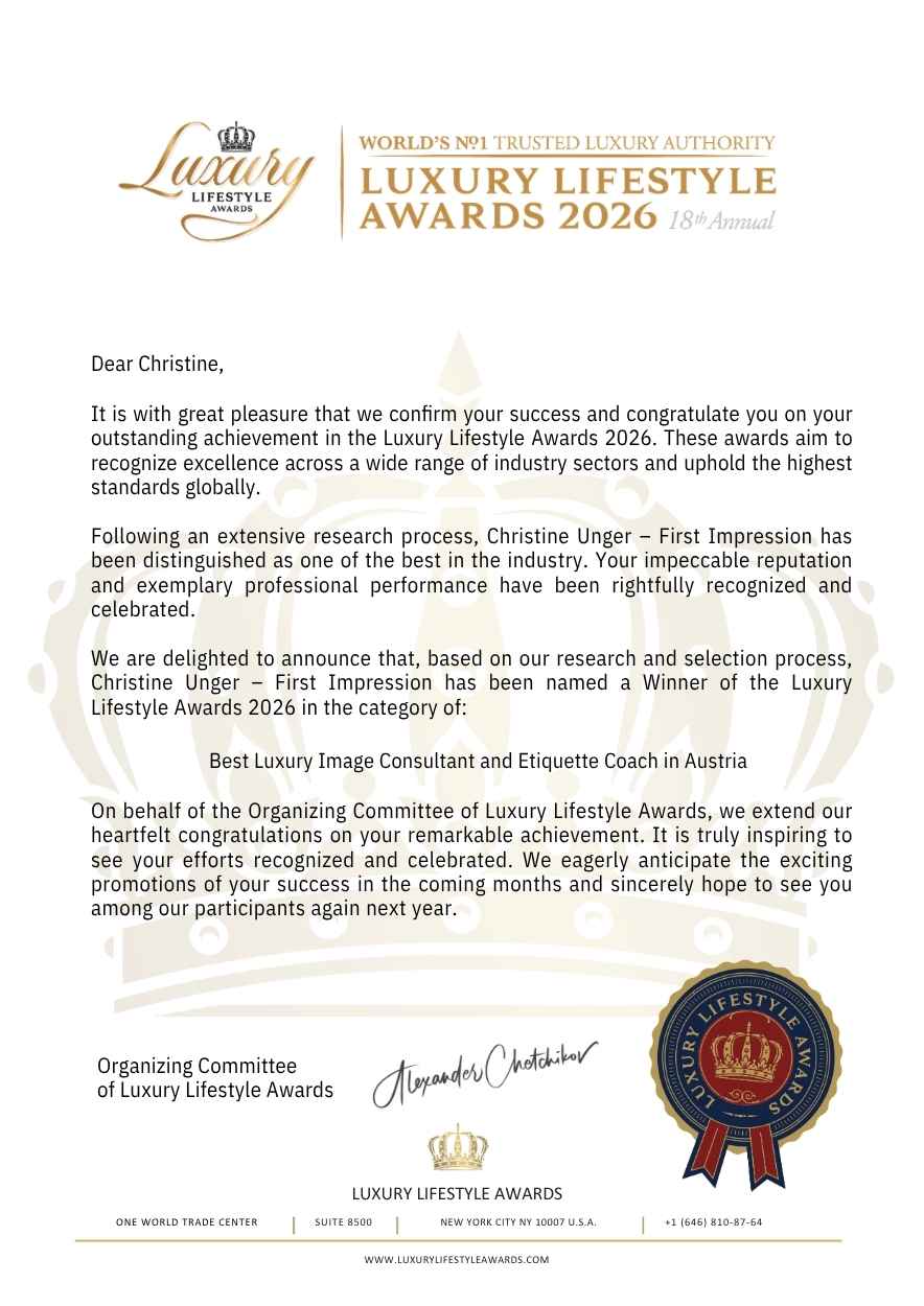 Christine Unger LLA Congratulatory Letter